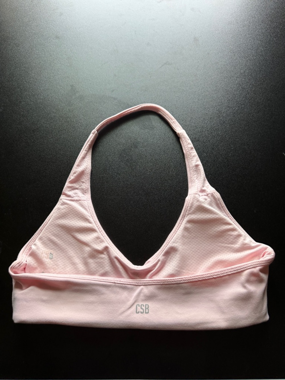 Crop Shop Boutique Light Pink Halter Sports Bra